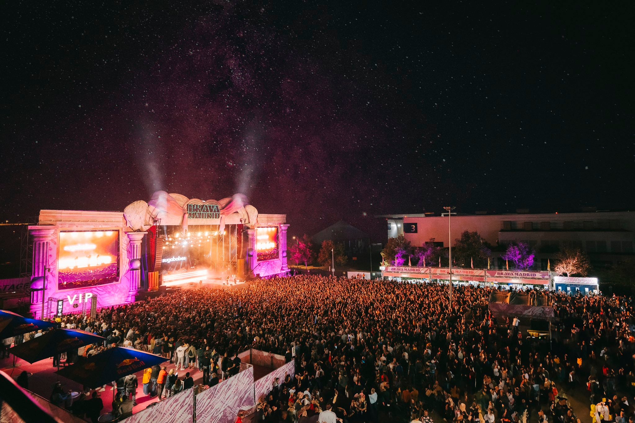 Imagen de uno de los conciertos durante el festival “Brava Madrid”