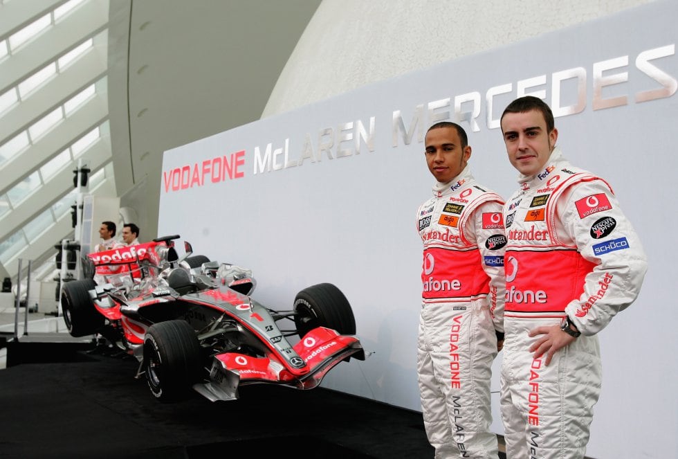 Alonso y Hamilton, en 2007