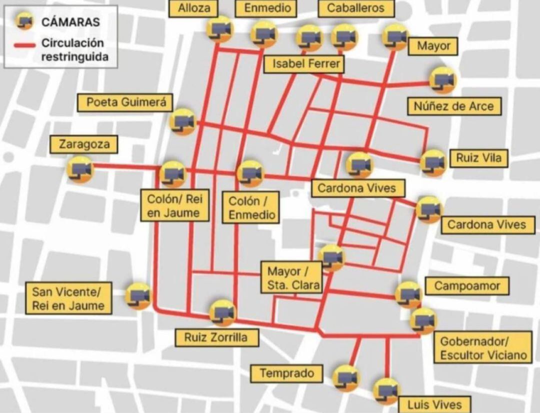 Zona restringida al tráfico