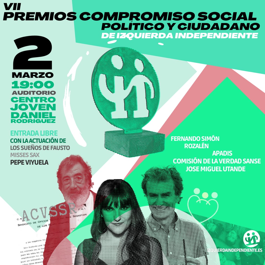 Los premios, que regresan tras la pandemia con su VII edición, se destinan a reconocer la trayectoria social y profesional de las personas por sus aportaciones en diferentes campos profesionales