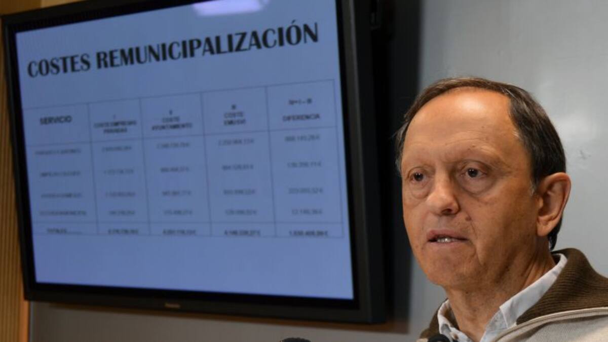 Un millón de euros de ahorro al año, con las remunicipalizaciones