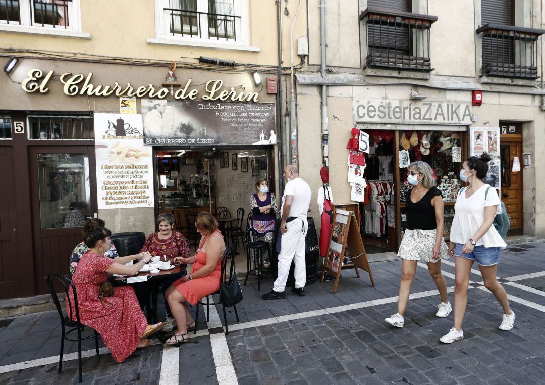 Imagen del centro de Pamplona.