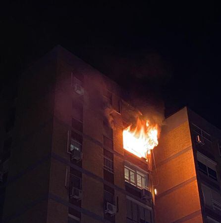 Incendio en el Barrio León