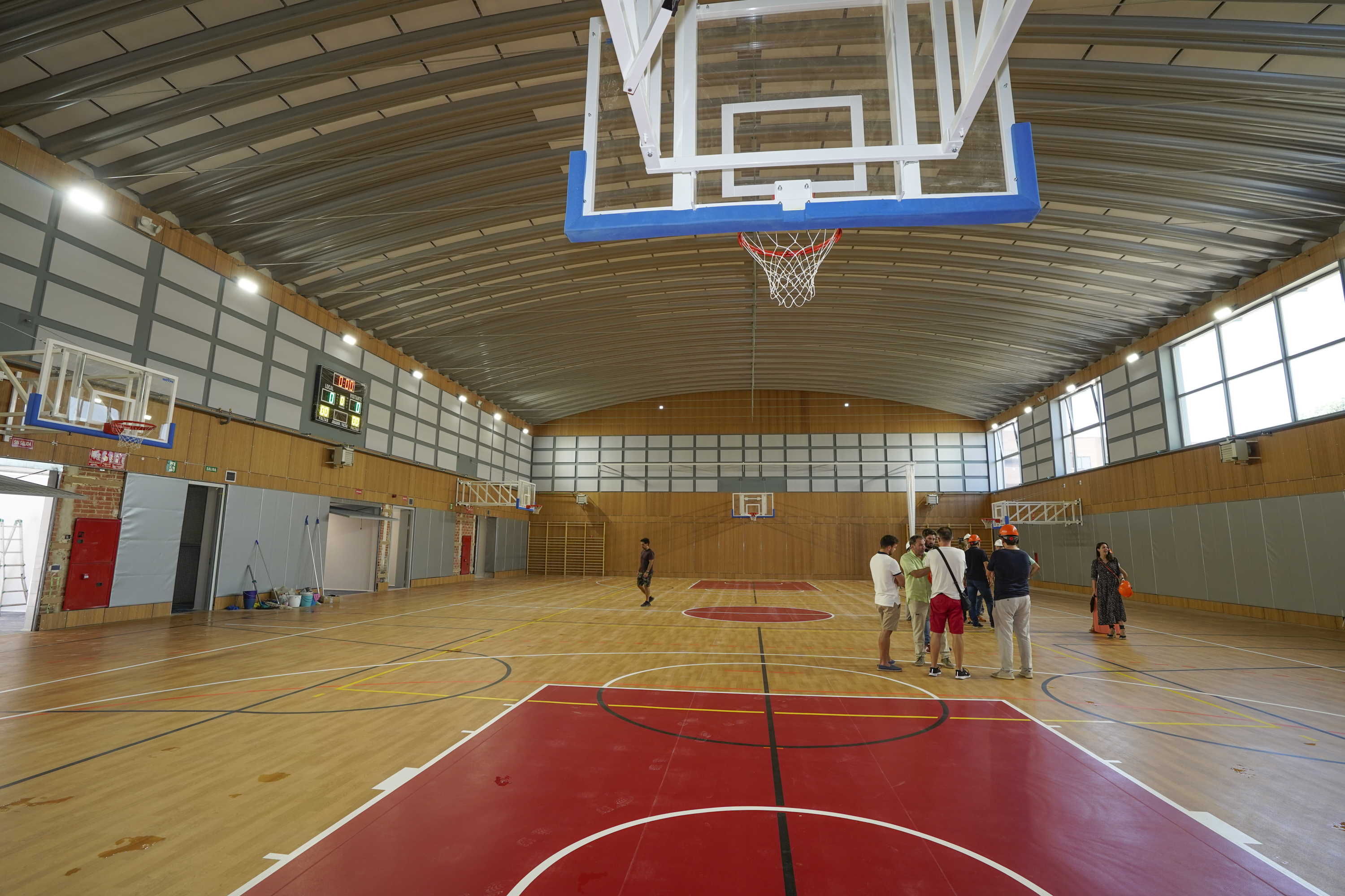 El nuevo pabellón deportivo del colegio Buero Vallejo de San Sebastián de los Reyes abrirá en septiembre