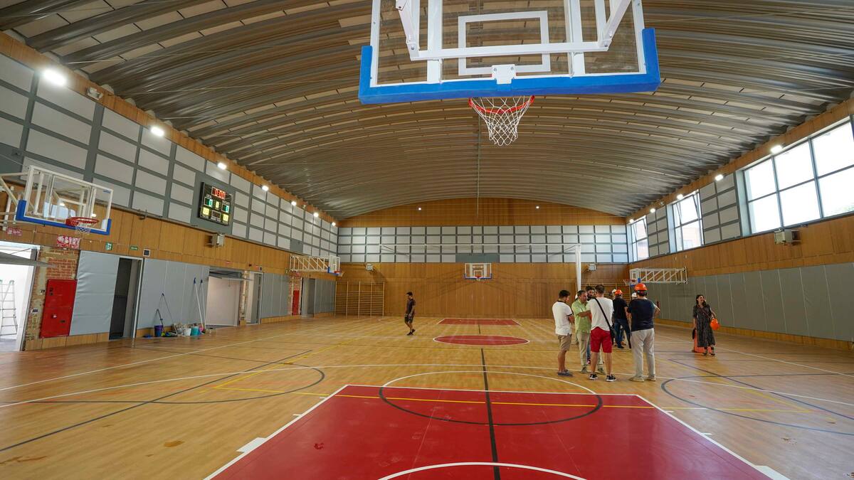 El nuevo pabellón deportivo del colegio Buero Vallejo de San Sebastián de los Reyes abrirá en septiembre