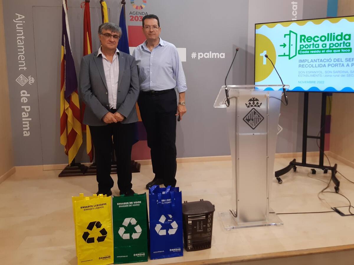 Palma pondrá en marcha la recogida de residuos "puerta a puerta"