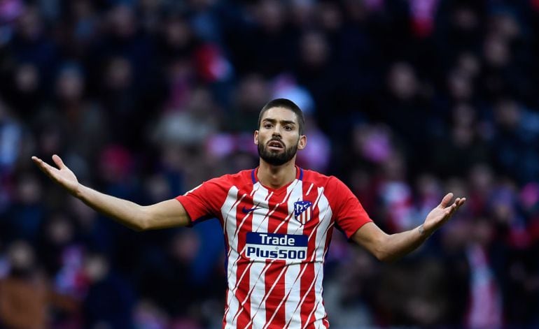 Carrasco durante uno de sus últimos partidos en el Metropolitano 