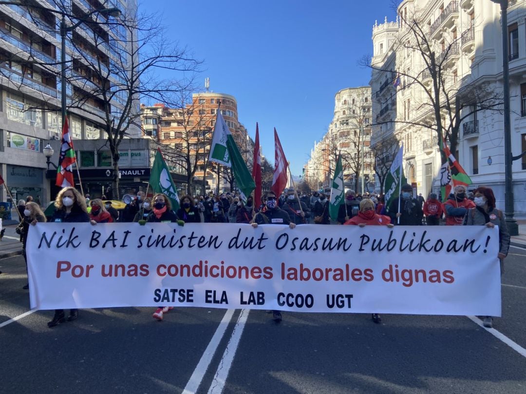 Manifestación de Bilbao