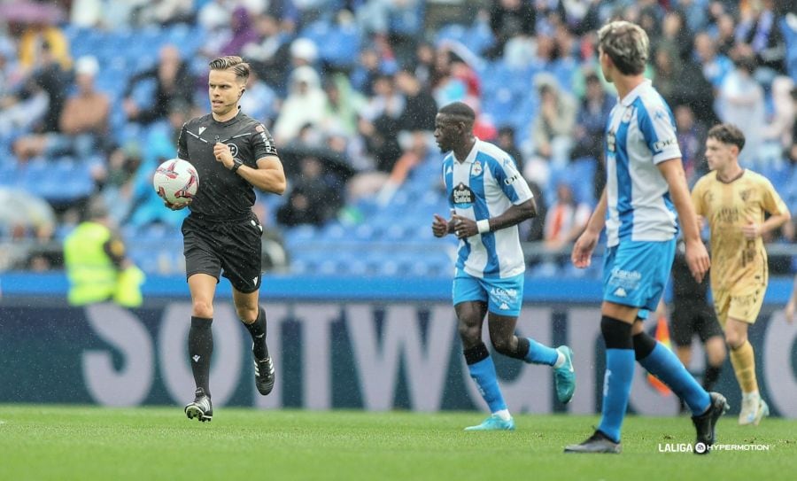 Muñiz Muñoz, árbitro del Málaga - Racing.