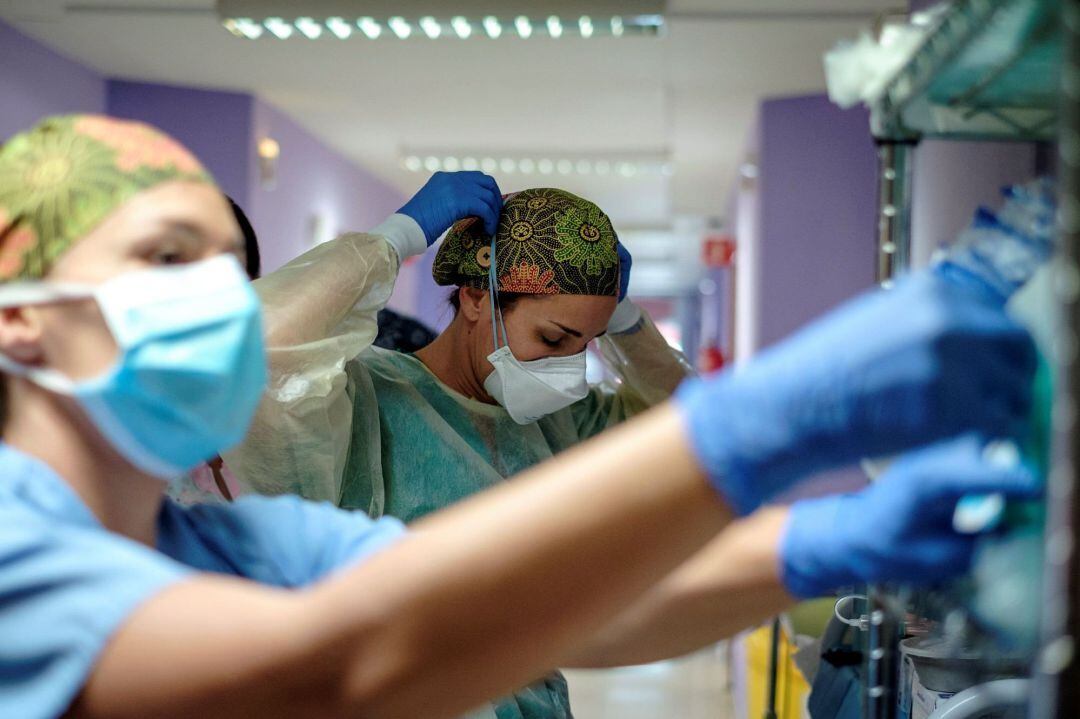 Sanitarias en centro hospitalario