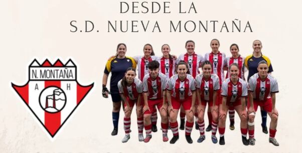La plantilla del primer equipo del Nueva Montaña femenino.