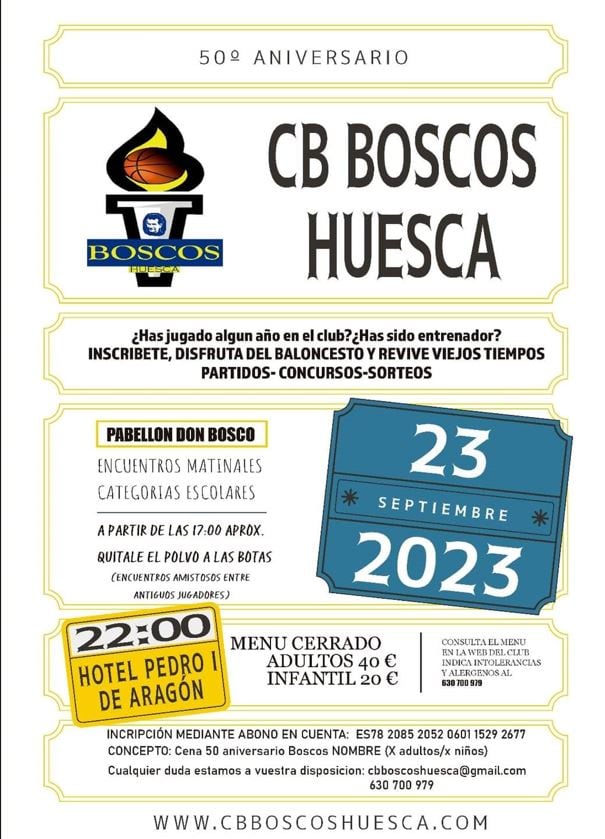 El CB Boscos prepara su 50 aniversario