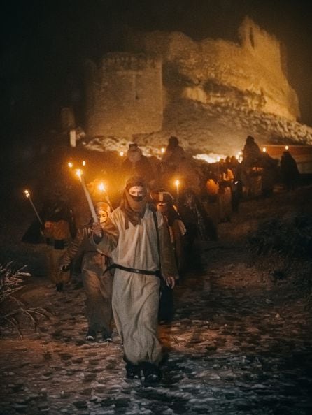 La bajada de los reyes desde el castillo es una estampa sin igual