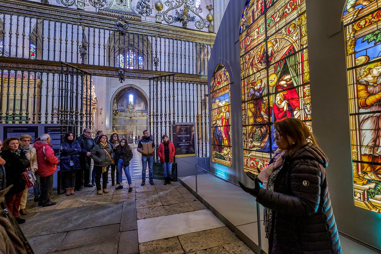 Visitantes catedral de Segovia