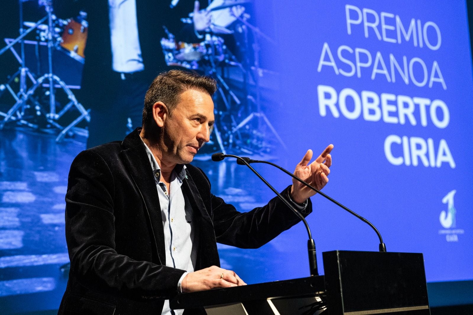 Roberto Ciria recibía un premio Aspanoa