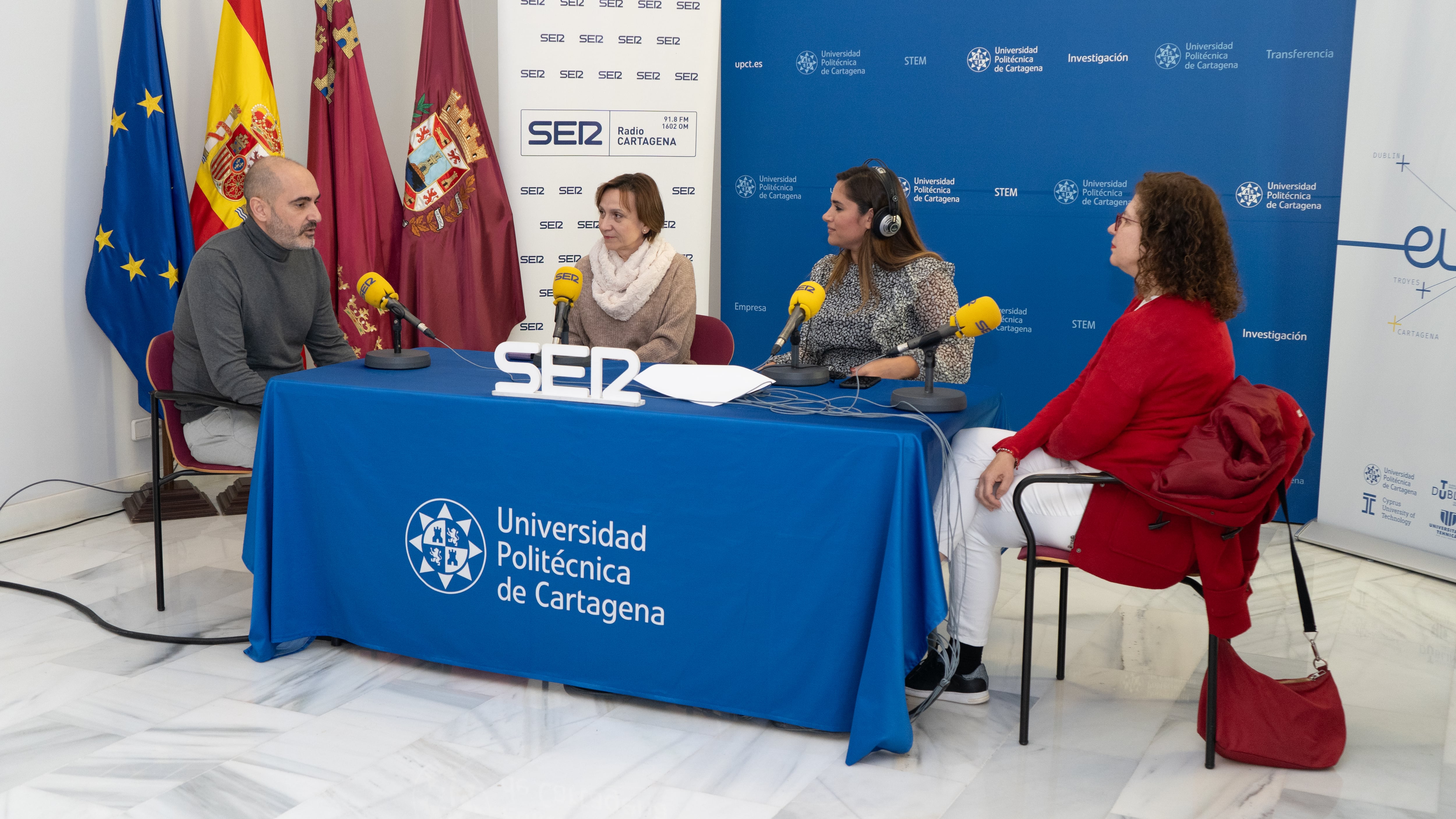 Hoy por hoy Cartagena, desde el rectorado de la UPCT, con motivo del 25 aniversario de la Universidad