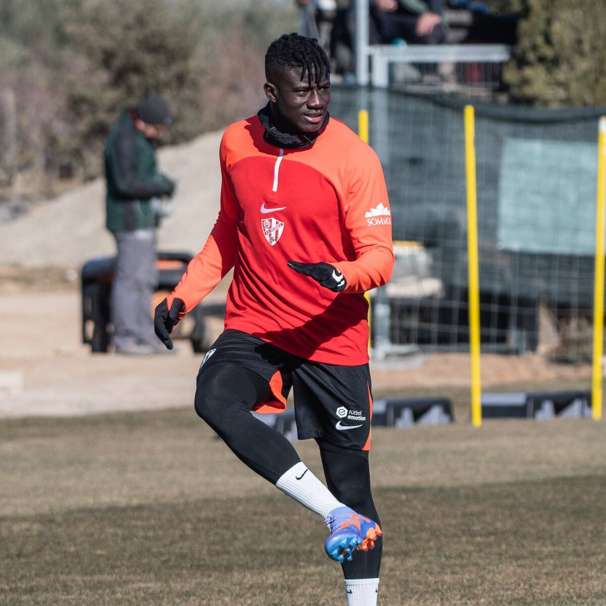 Samuel Obeng y Javi Martínez, preparados para debutar con la SD Huesca
