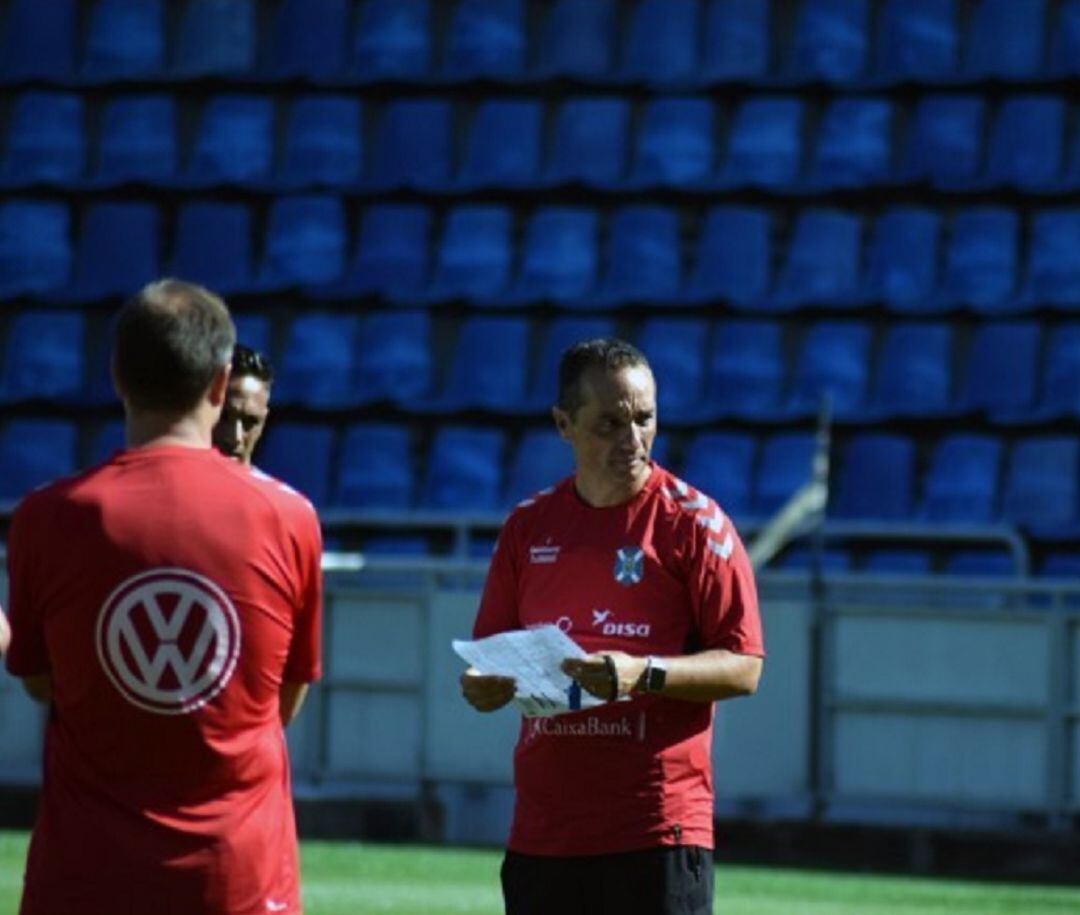 El técnico confía en poder hacer un buen partido de los suyos ante el Numancia