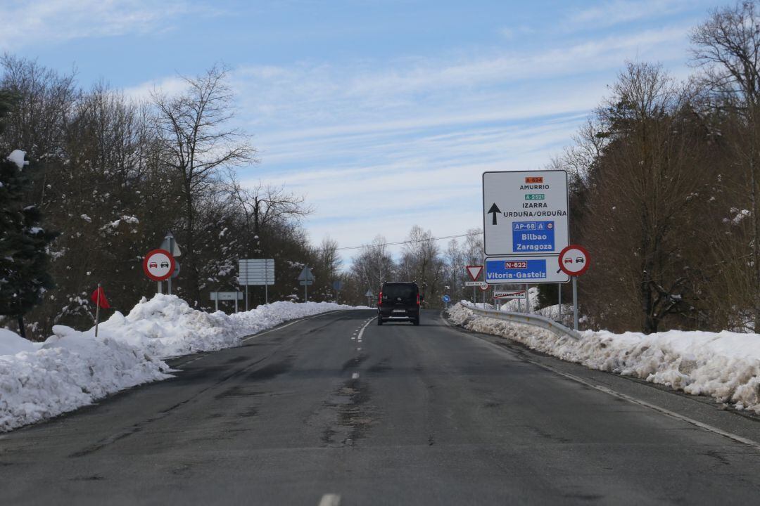 Una carretera de Euskadi