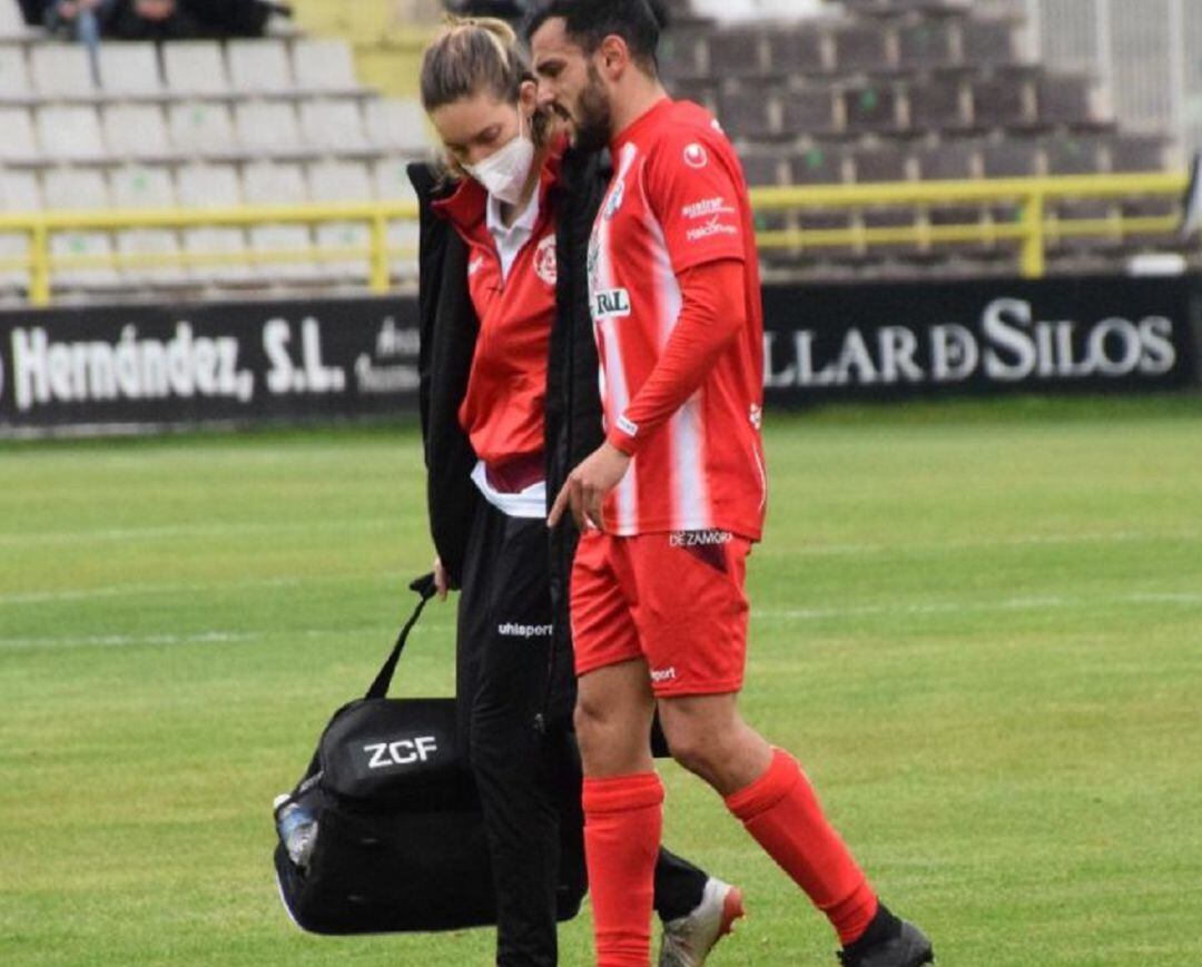 Momento de la lesión de Vallejo