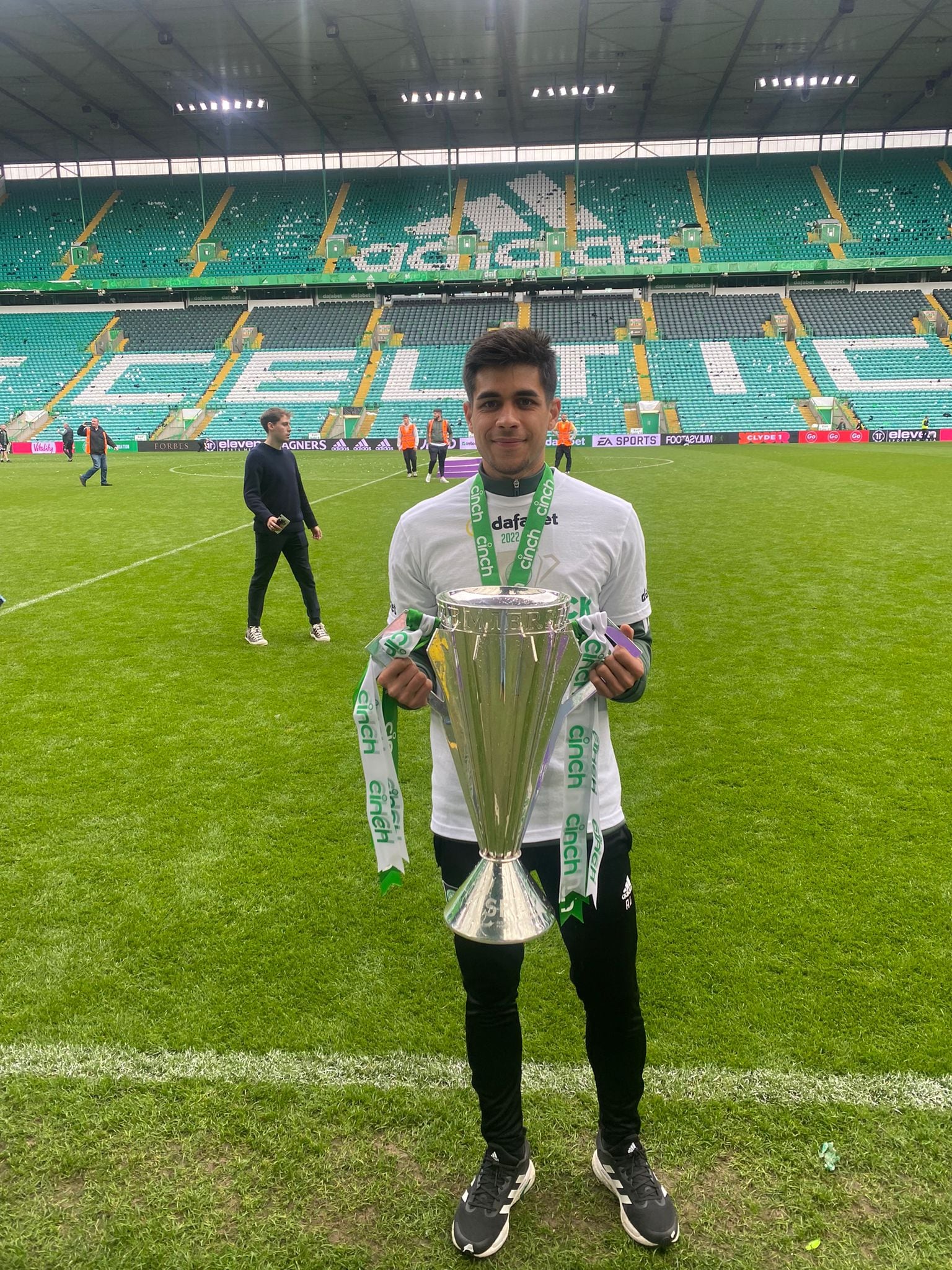 Alejandro Lorenzo, en una imagen de archivo en Celtic Park