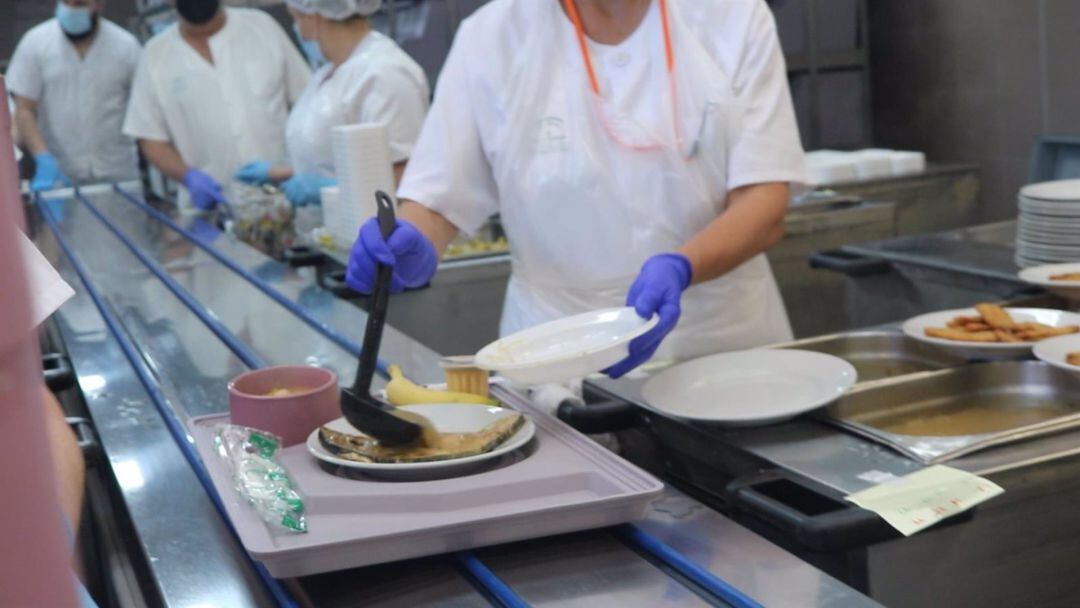 Cocina de un hospital andaluz.