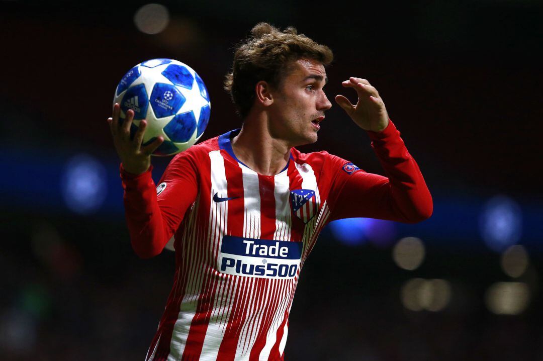 Griezmann durante el partido contra el Brujas.