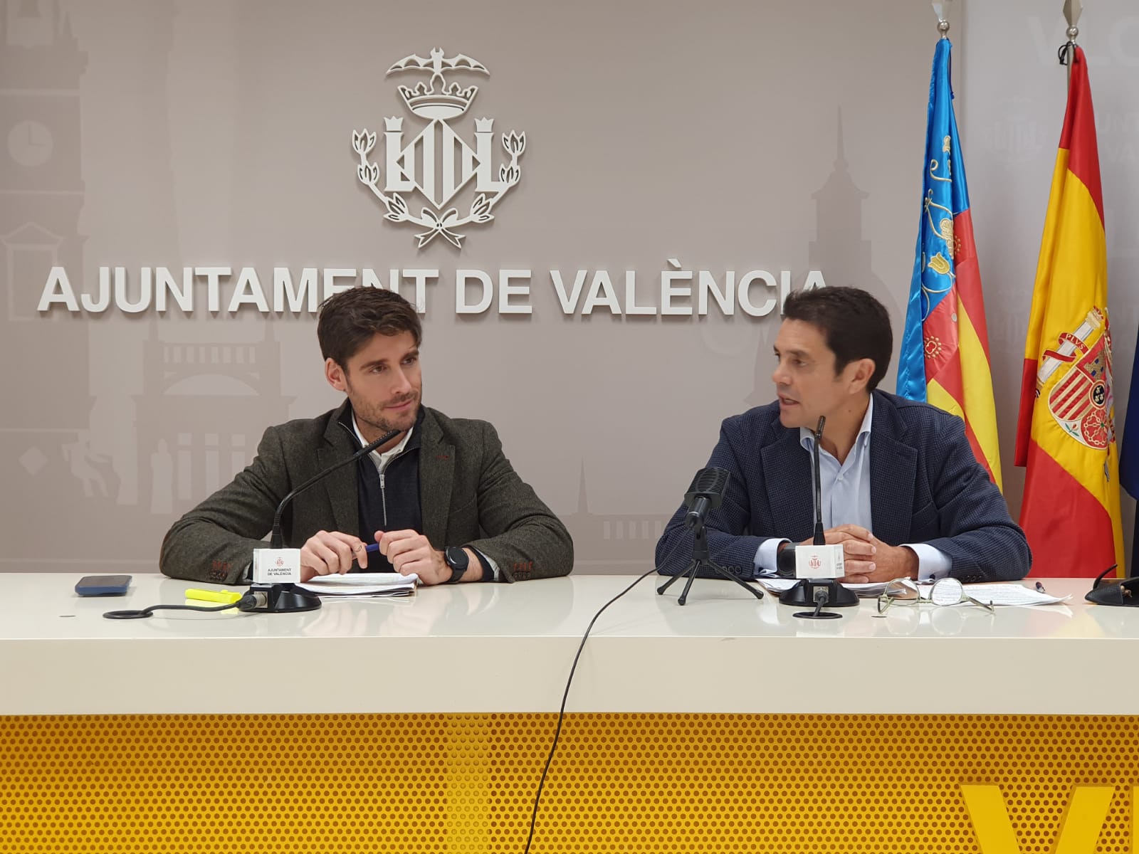 Juan Carlos Caballero y Carlos Mundina