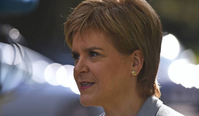 La ministra principal del gobierno de Escocia, Nicola Sturgeon.