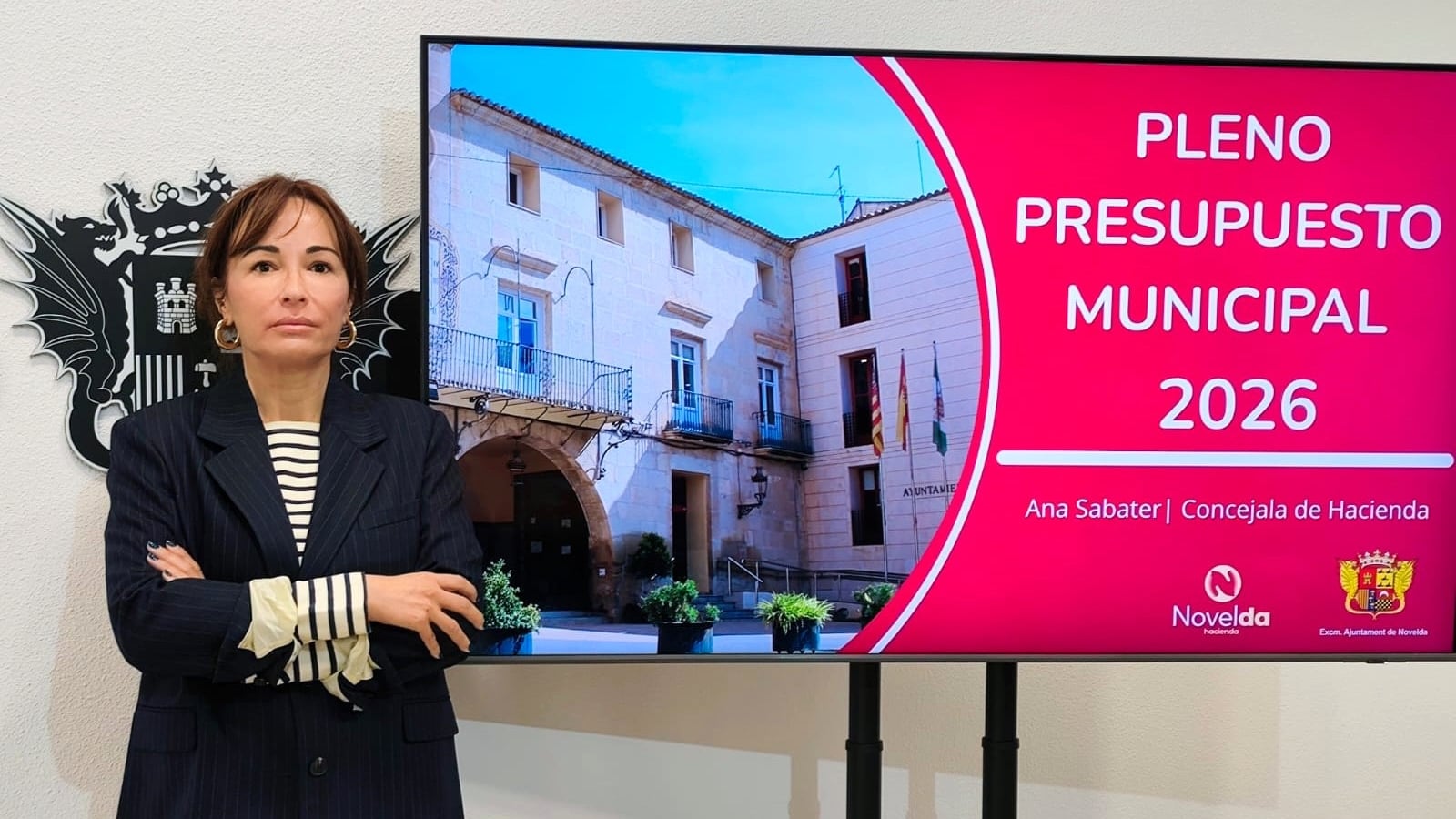Ana Sabater, concejala de Hacienda de Novelda
