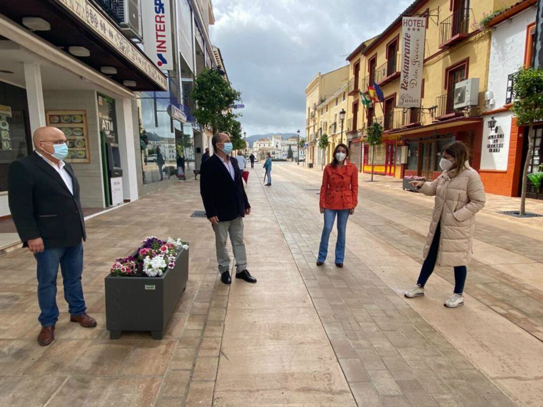 Primer tramo de una las principales calles de la ciudad tras las obras 