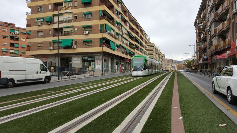 Pruebas del metro de Granada