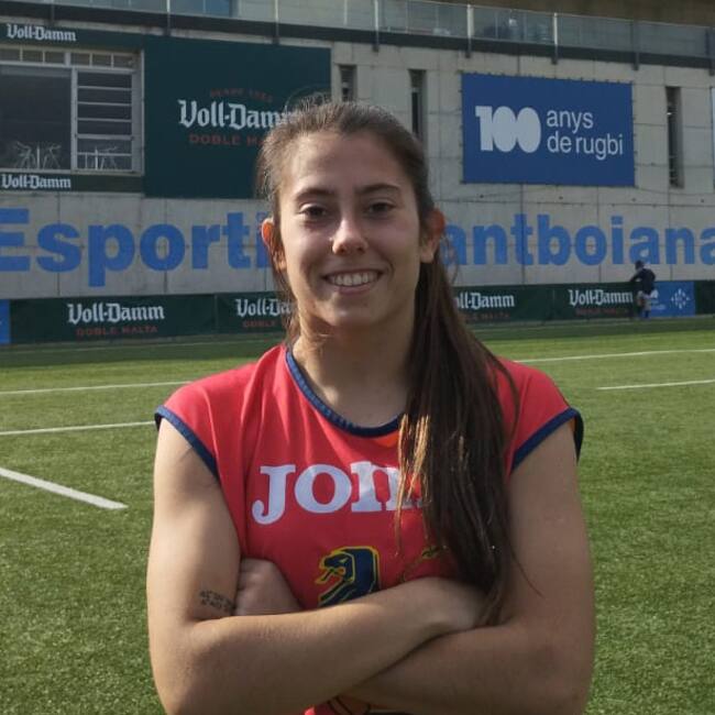 Alba Alpín con la selección española sub20