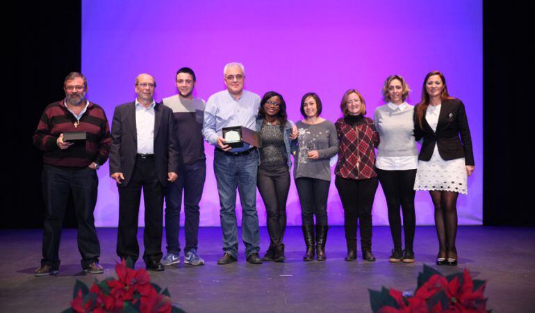 Los galardonados recibieron su premio en una Gala celebrada en el Teatro Nuria Espert.