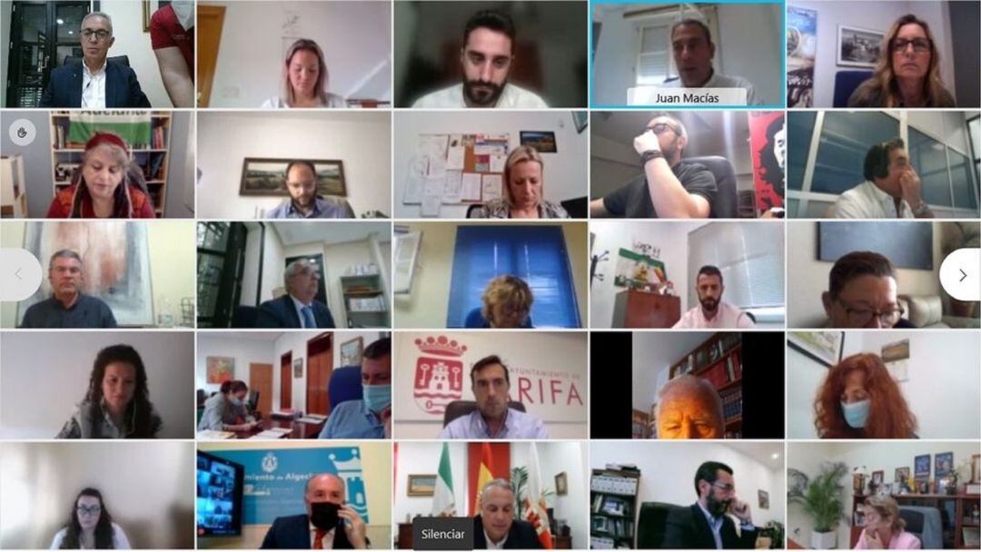 Un momento del pleno.