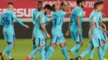La unidad B del Barcelona se luce en Murcia
