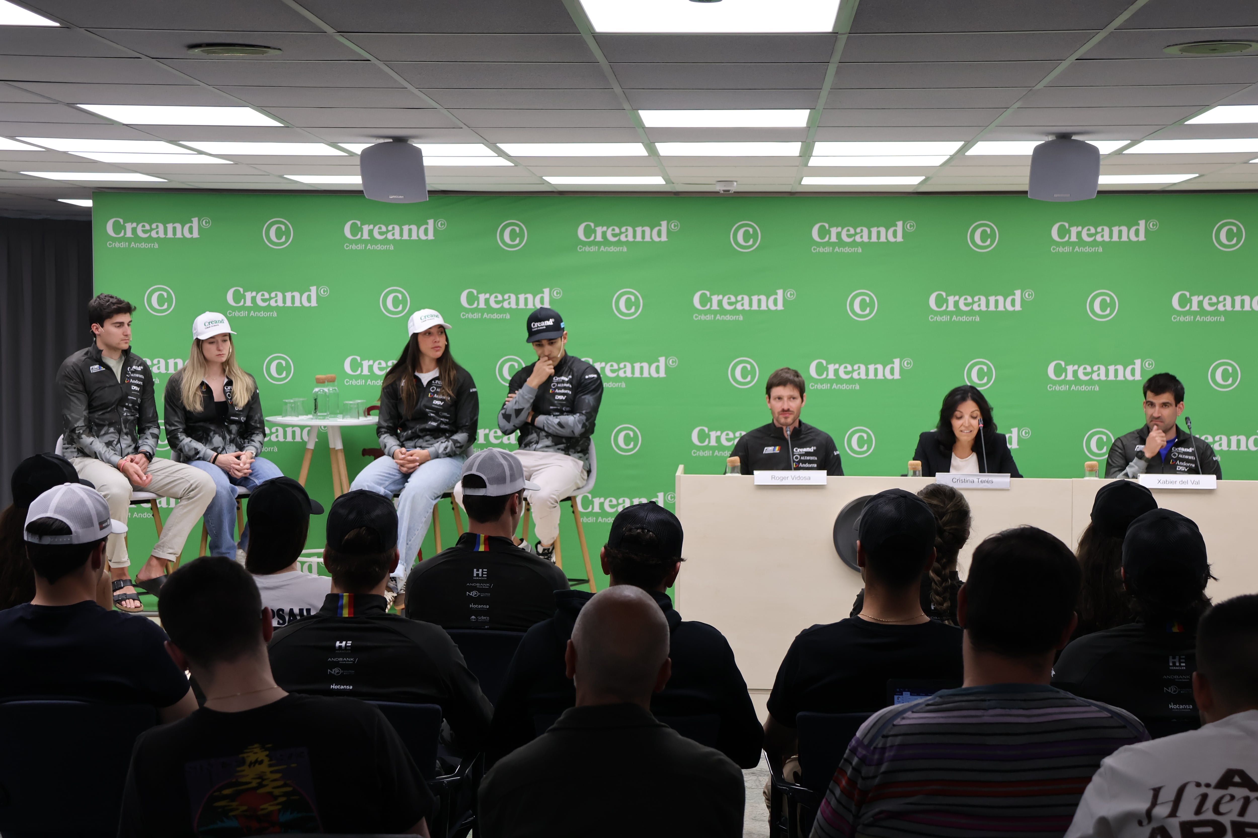 Un moment de la roda de premsa de balanç de la temporada 2025-26 de la FAE