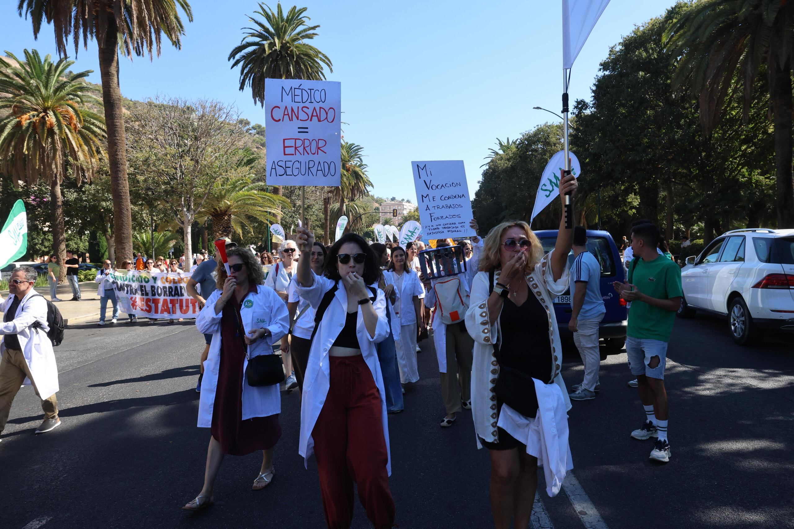 Momento de la protesta