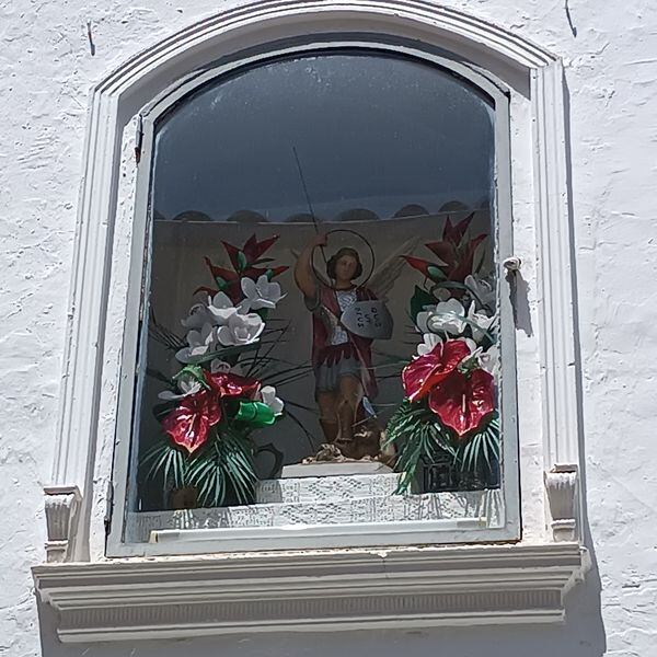 Una de las hornacinas de Enguera. (Foto: Ayuntamiento de Enguera)