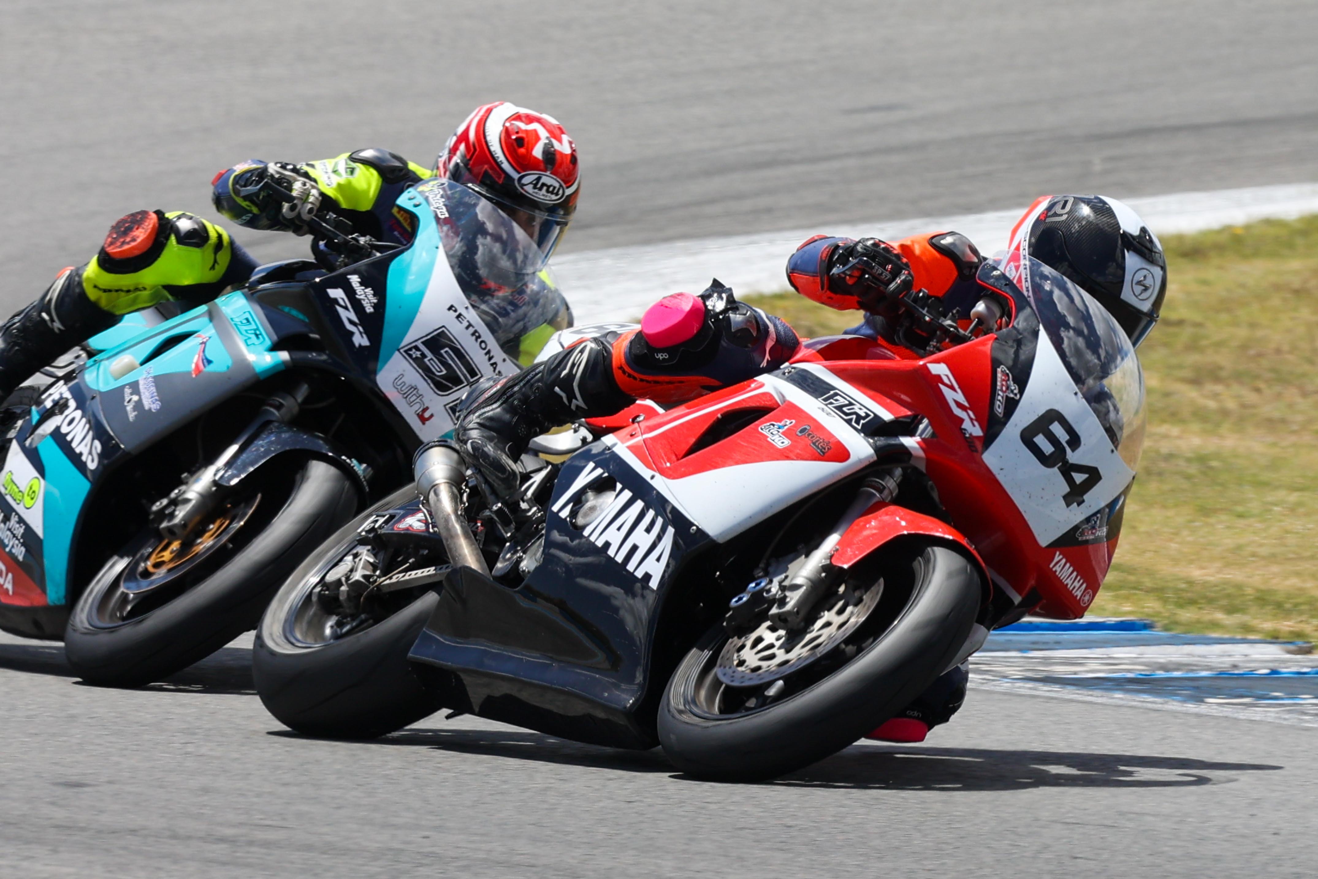 Jonathan Gordillo durante la carrera del sábado