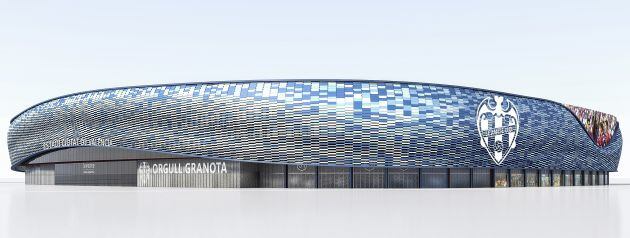 Fachada del estadio Ciutat de Valencia