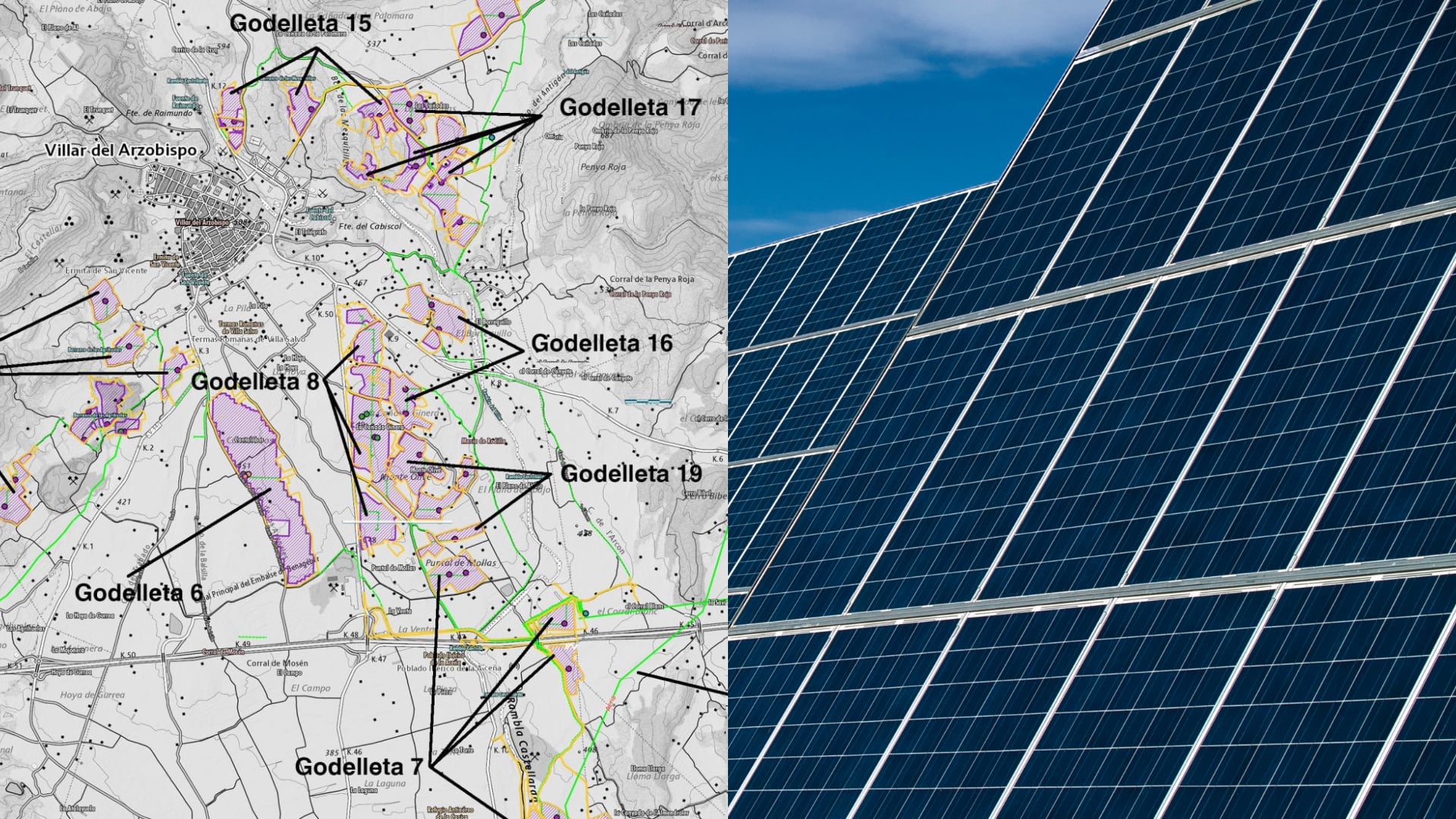 &quot;Fraccionamiento y poca transparencia&quot;: la denuncia de Defiende tu Pueblo para cuatro proyectos de macroplantas solares de Renovalia en la provincia de Valencia