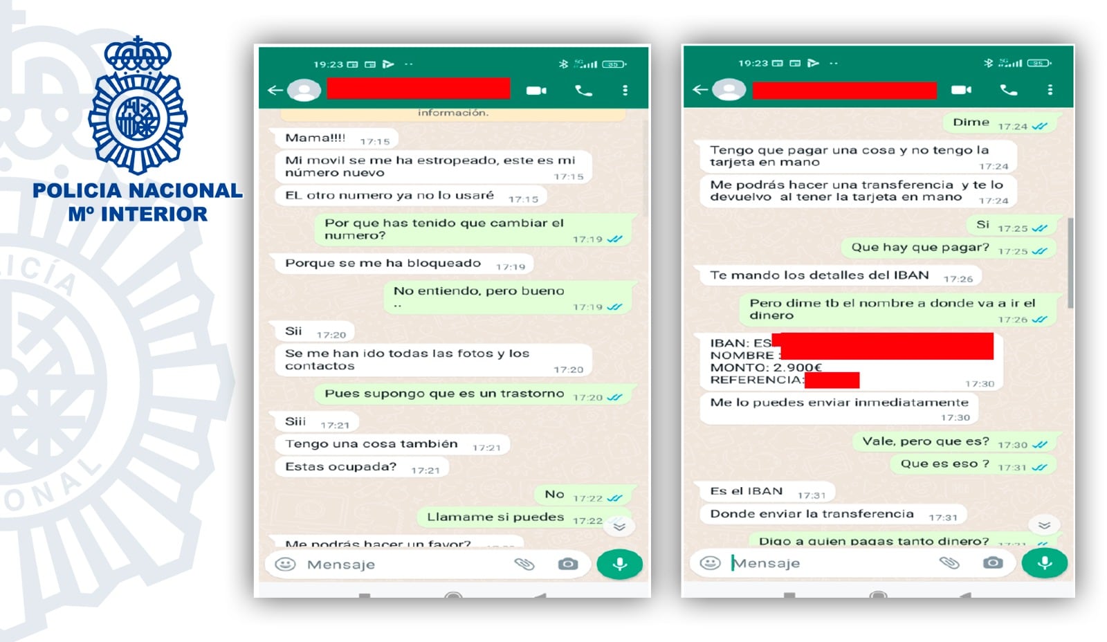 Estafa a través de WhatsApp en la que simulan ser un familiar en apuros