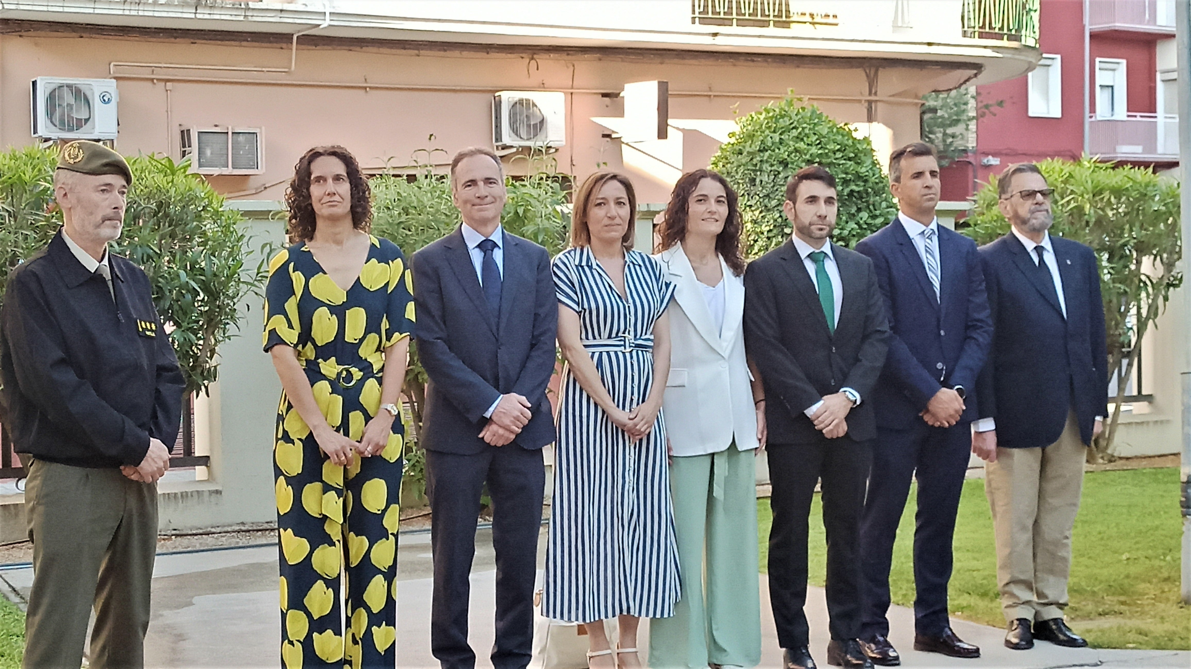 Participantes en el acto en la Subdelegación del Gobierno