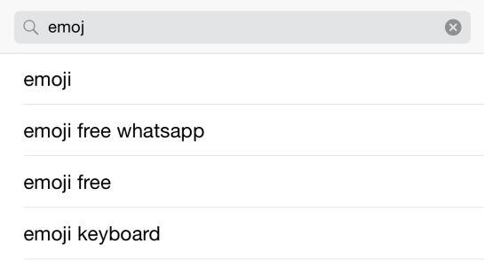 La App Store de Apple sugiere diferentes aplicaciones sobre ‘emojis’