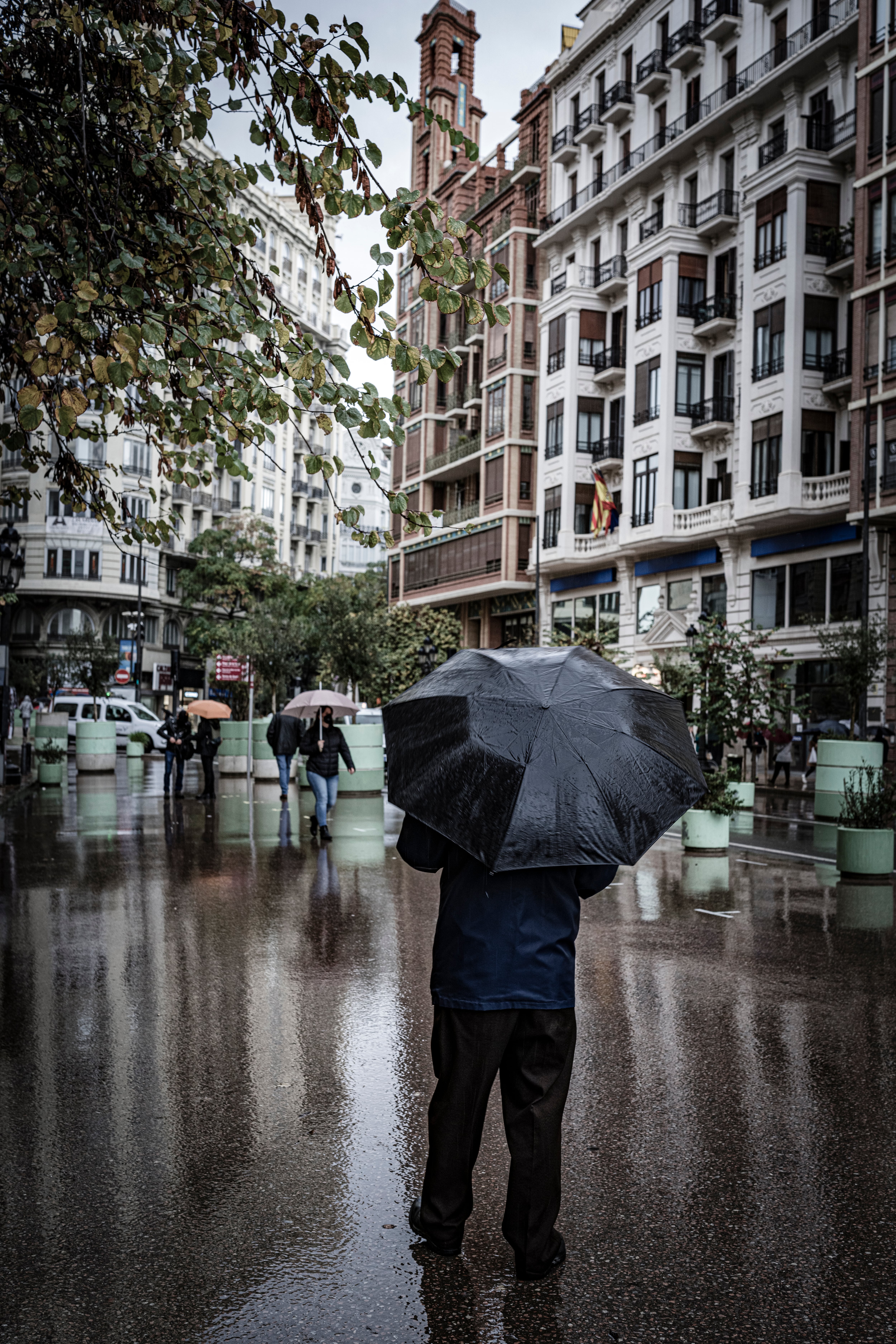 Lluvia en València