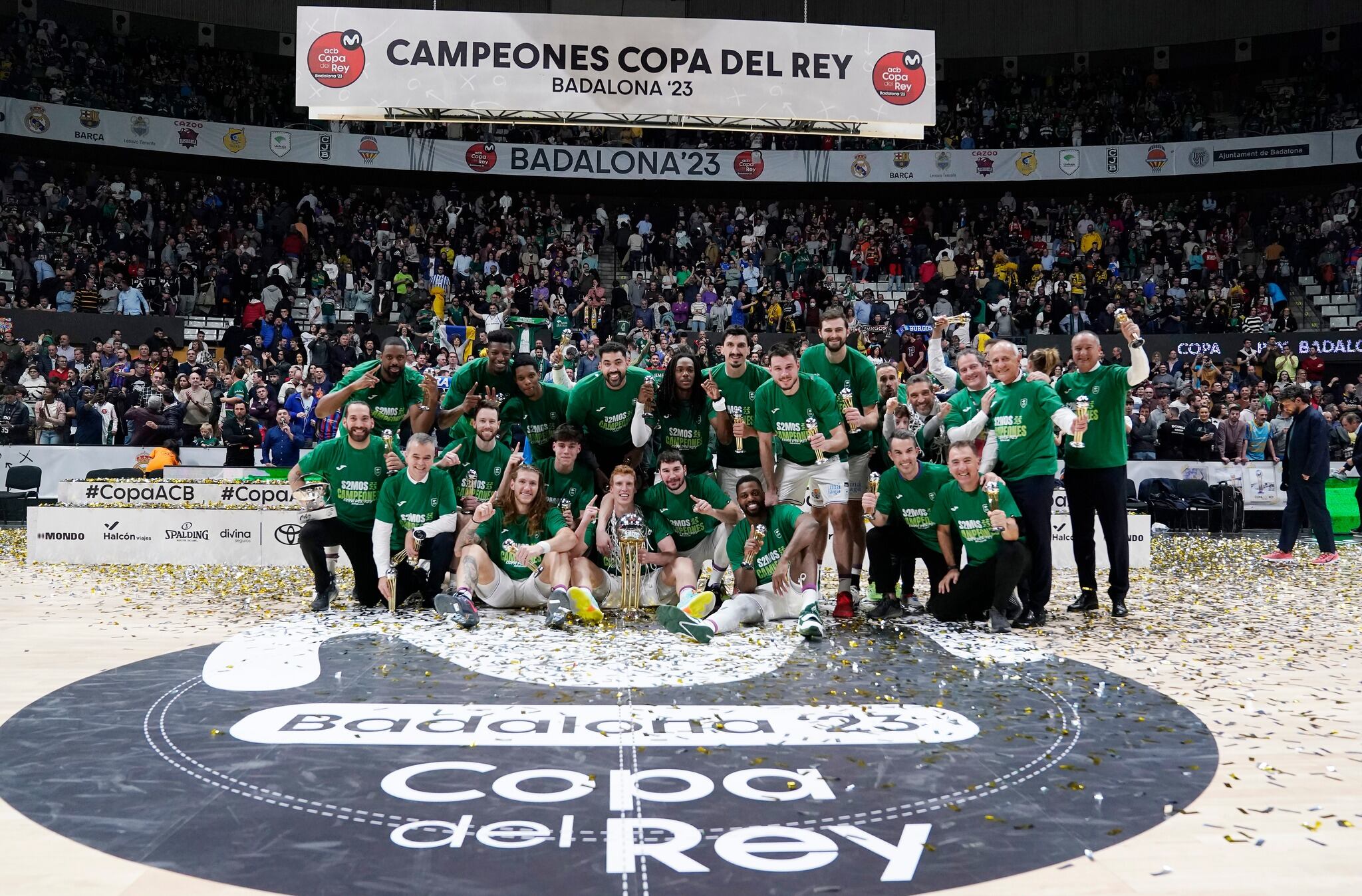 El trofeo de la Copa del Rey conquistado por el Unicaja estará expuesto este jueves en la sede de la Diputación de Málaga