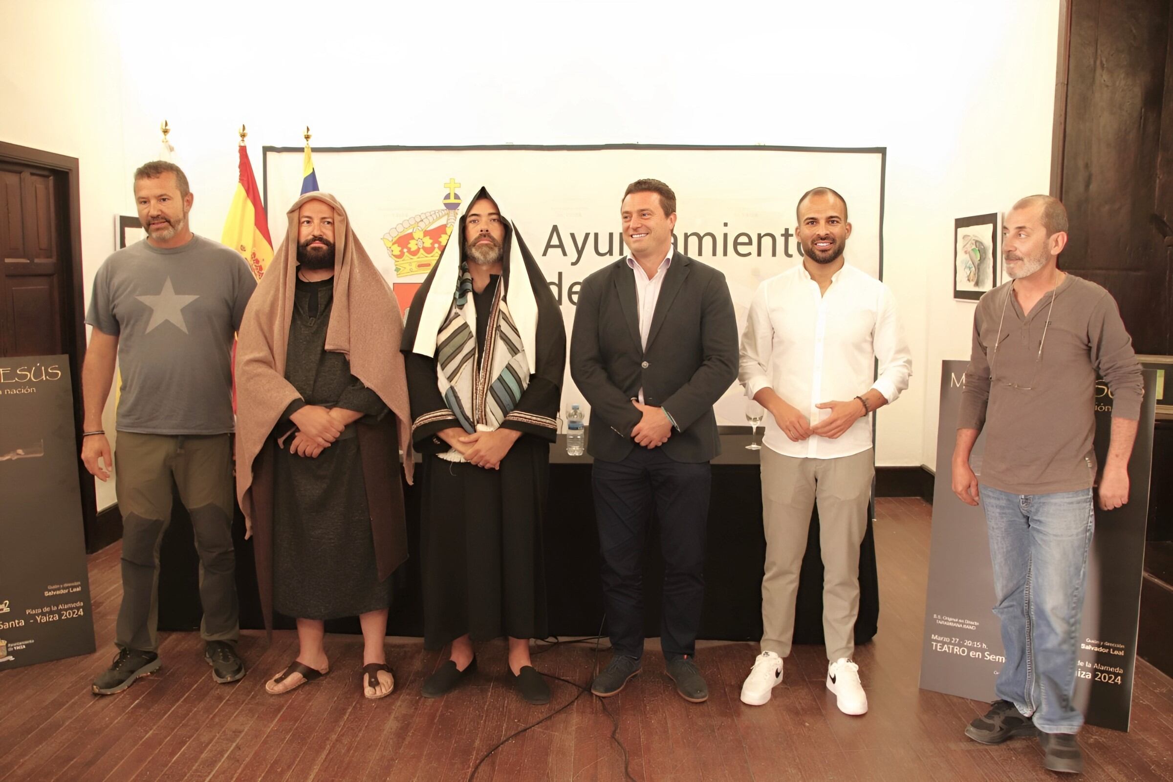 Presentación de la obra de teatro &#039;Matar a Jesús&#039; en Yaiza, Lanzarote.