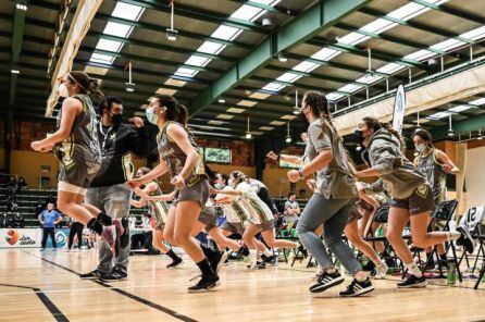 Las jugadoras del DKV Jerez durante un partido