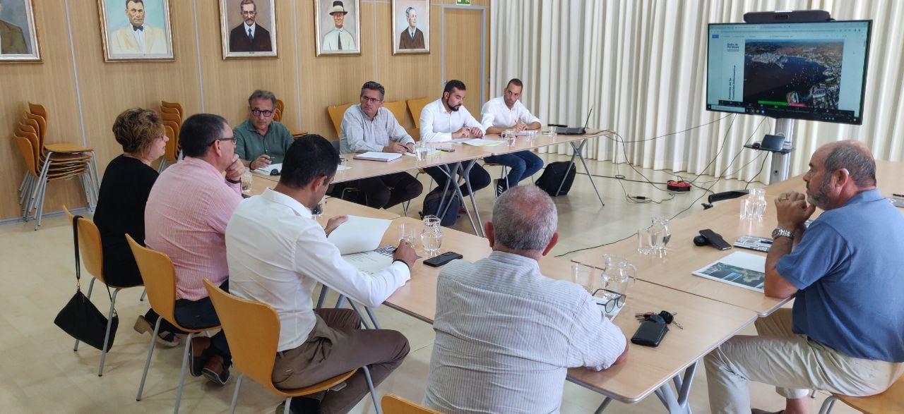 Un momento durante la reunión de la comisión de seguimiento